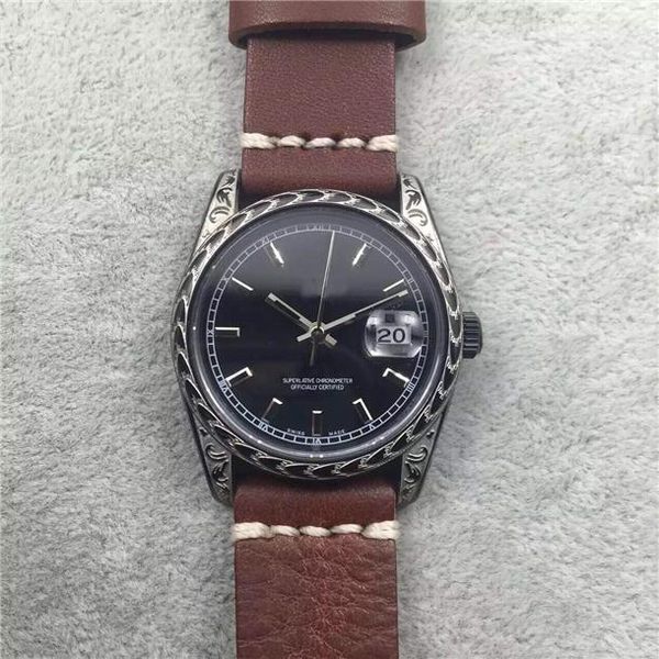 n watch luxury imported mechanical movement 316l fine steel case calfskin strap watch, Slivery;golden
n watch luxury imported mechanical movement 316l fine steel case calfskin strap watch, Slivery;golden