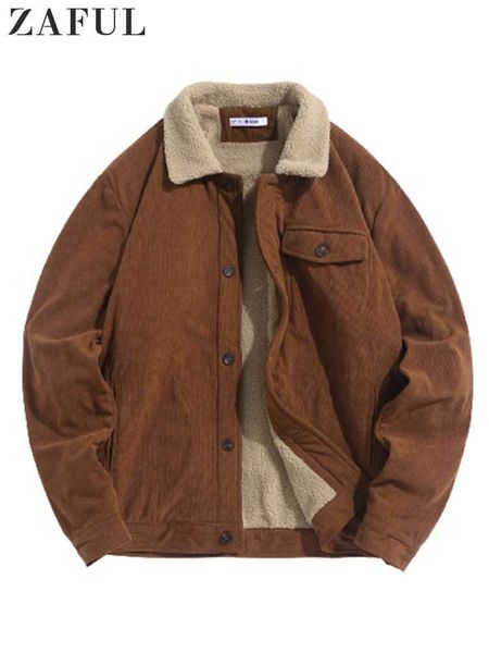 men s jackets faux shearling jacket for men solid fleece lined corduroy coats winter turn down collar warm outerwear with pockets 230217, Black;brown
men s jackets faux shearling jacket for men solid fleece lined corduroy coats winter turn down collar warm outerwear with pockets 230217, Black;brown