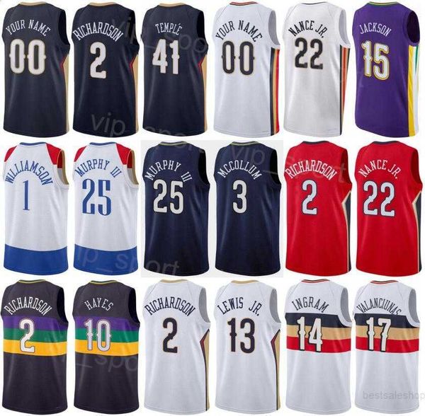 printed association basketball daniels jersey 11 jose alvarado 15 naji marshall 8 cj mccollum jaxson hayes willy hernangomez garrett temple, Black;red
printed association basketball daniels jersey 11 jose alvarado 15 naji marshall 8 cj mccollum jaxson hayes willy hernangomez garrett temple, Black;red