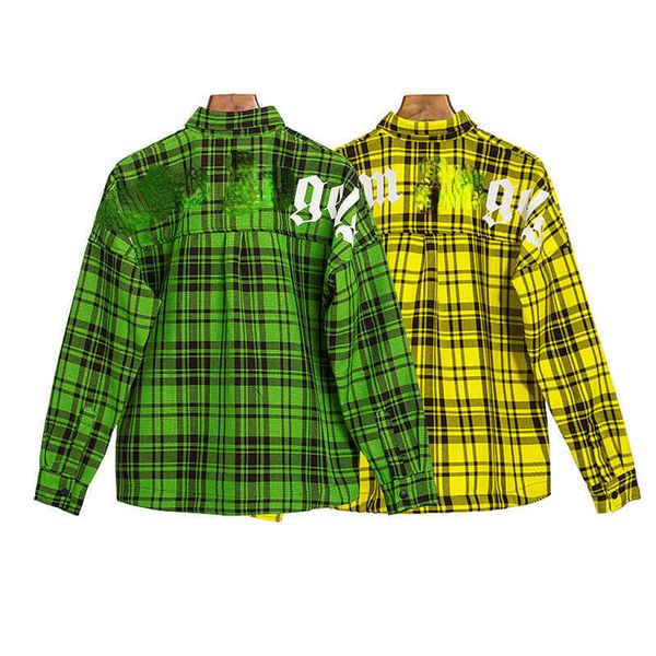 fashion casual shirt men women lapel long sleeve shirts designer shirt loose cardigan coat letter print plaid thin jacket, White;black
fashion casual shirt men women lapel long sleeve shirts designer shirt loose cardigan coat letter print plaid thin jacket, White;black