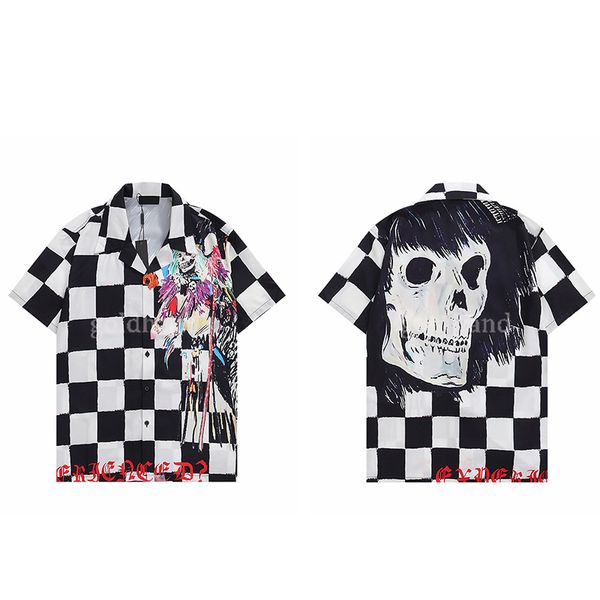 men skull printed polo shirt summer black white lattice printed t-shirt shirt hip hop sport breathable short sleeve, White;black
men skull printed polo shirt summer black white lattice printed t-shirt shirt hip hop sport breathable short sleeve, White;black