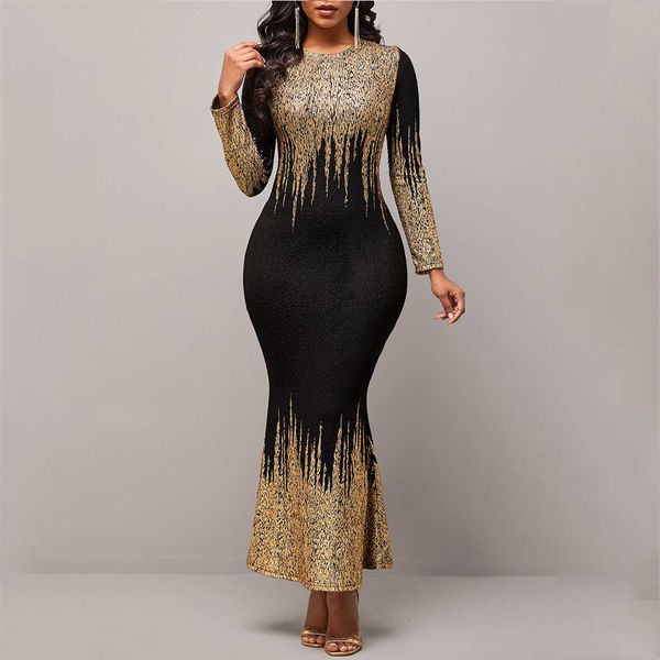 casual dresses elegant bronzing glitter long dress for women o neck sleeve high waist bag hip mermaid bodycon party evening robe 230217, Black;gray
casual dresses elegant bronzing glitter long dress for women o neck sleeve high waist bag hip mermaid bodycon party evening robe 230217, Black;gray