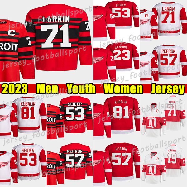 #71 dylan larkin reverse retro hockey jersey #53 moritz seider #57 david perron lucas raymond dominik kubalik tyler bertuzzi gordie howe ste, Black;red
#71 dylan larkin reverse retro hockey jersey #53 moritz seider #57 david perron lucas raymond dominik kubalik tyler bertuzzi gordie howe ste, Black;red