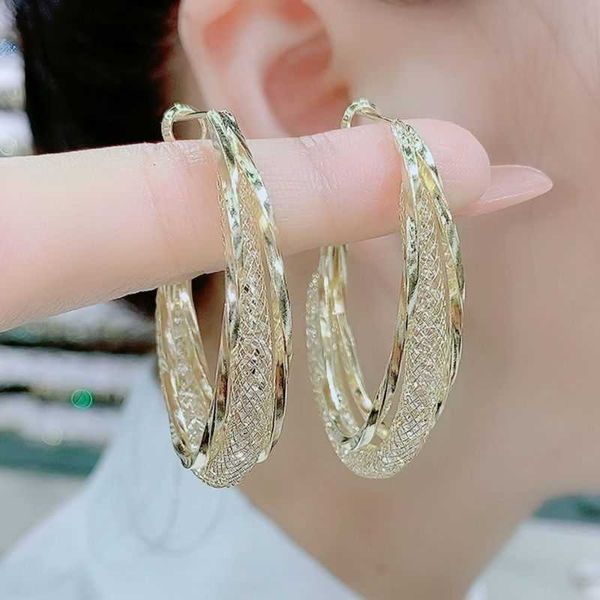 charm 2023 new 925 silver needle hollowed-out mesh red high grade feeling light luxury and exaggerated large earrings, Golden
charm 2023 new 925 silver needle hollowed-out mesh red high grade feeling light luxury and exaggerated large earrings, Golden