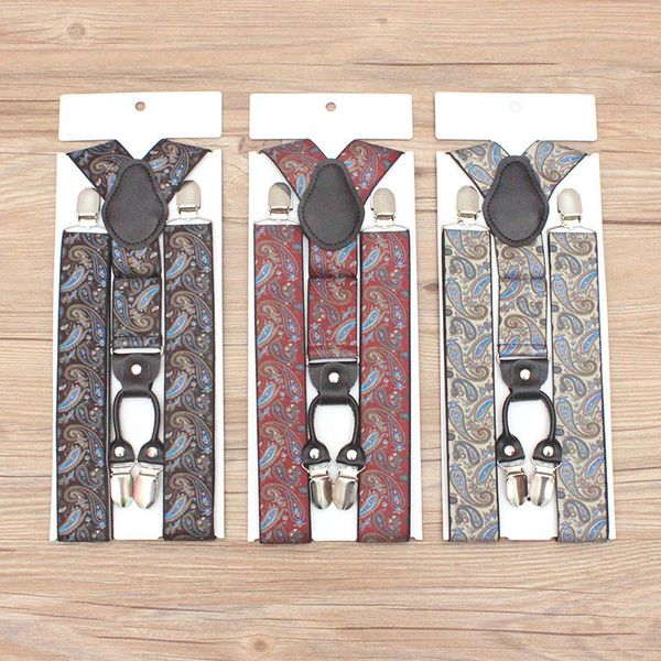suspenders fashion 4 clip real leather elasticity cashew nuts scottish lattice camouflage stripe polyester men women gift 230217, Black;white
suspenders fashion 4 clip real leather elasticity cashew nuts scottish lattice camouflage stripe polyester men women gift 230217, Black;white