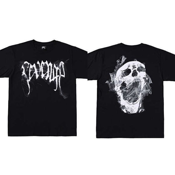 men's t-shirts revenge tshirt streetwear heaven painting skeleton skull flame hip hop oversized chief keef t shirt men vintage rap tees, White;black
men's t-shirts revenge tshirt streetwear heaven painting skeleton skull flame hip hop oversized chief keef t shirt men vintage rap tees, White;black