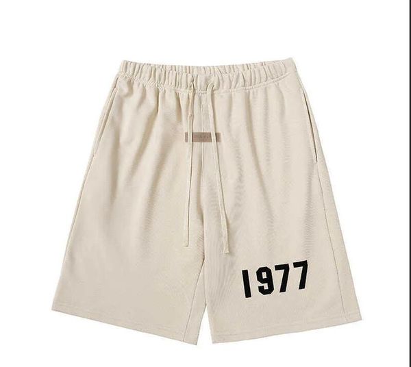 men's pants high street fg correct edition ess commodity 1977 flocking stamping 5-point shorts for men and women casual versatile 5 uei, White;black
men's pants high street fg correct edition ess commodity 1977 flocking stamping 5-point shorts for men and women casual versatile 5 uei, White;black