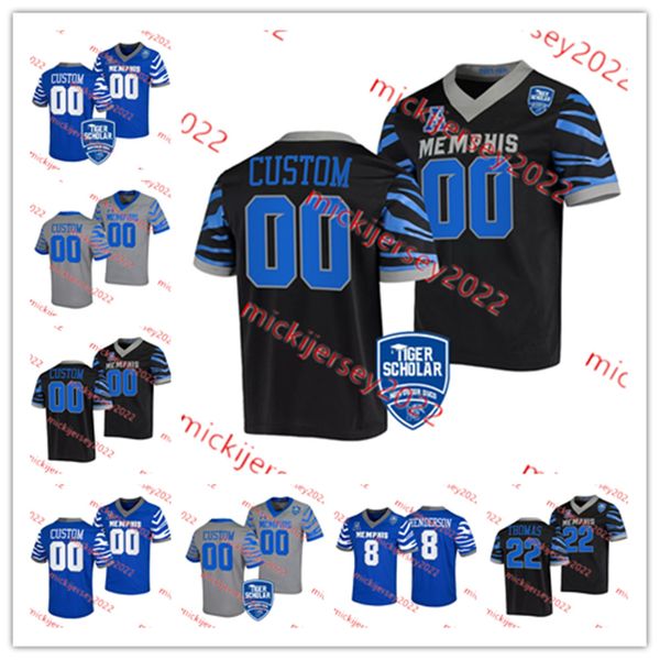 american college football wear custom stitched memphis tigers football jersey mens youth cam'ron jackson tyrell raby jamari hawkins gre, Black
american college football wear custom stitched memphis tigers football jersey mens youth cam'ron jackson tyrell raby jamari hawkins gre, Black