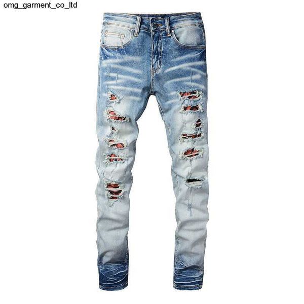 blue amirly new men's fashion brand street personality hole patch denim casual pants cotton youth light jeans pants
blue amirly new men's fashion brand street personality hole patch denim casual pants cotton youth light jeans pants
