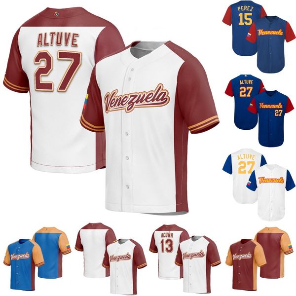 venezuela 27 jose altuve 2023 wbc world baseball classic jersey salvador perez miguel cabrera martin perez eduardo escobar ronald acuna jr., Blue;black
venezuela 27 jose altuve 2023 wbc world baseball classic jersey salvador perez miguel cabrera martin perez eduardo escobar ronald acuna jr., Blue;black