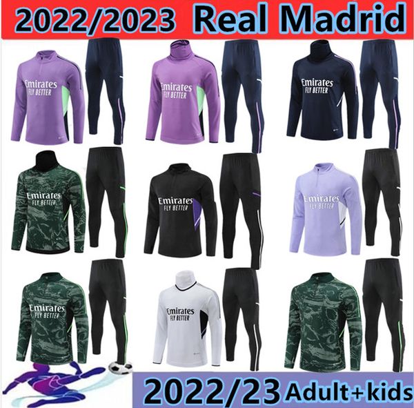 2022-2023 real madrids tracksuit set training suit 22/23 men and kids football jacket chandal futbol survetement size 10-2xl, Black
2022-2023 real madrids tracksuit set training suit 22/23 men and kids football jacket chandal futbol survetement size 10-2xl, Black