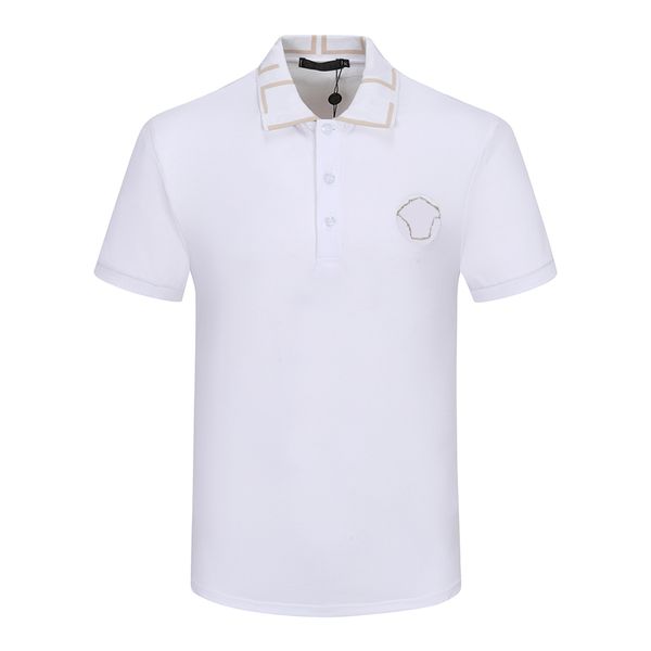 men's polos 2023 designer men's polos t shirt slim-fit stand collar embroidery luxury polo shirts spting casual 100% cotton tees, White;black
men's polos 2023 designer men's polos t shirt slim-fit stand collar embroidery luxury polo shirts spting casual 100% cotton tees, White;black