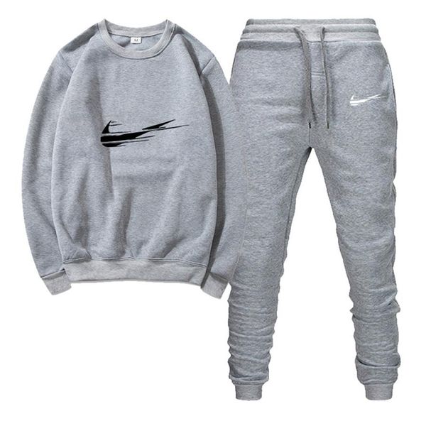 2020 designer fitness tracksuit spring autumn o-neck black and white sets casual mens clothing 2pc sweatshirt sweat pants276k, Gray
2020 designer fitness tracksuit spring autumn o-neck black and white sets casual mens clothing 2pc sweatshirt sweat pants276k, Gray