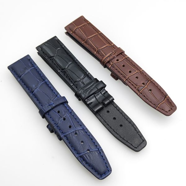 20mm bamboo crocodile calf leather 16mm buckle clasp band strap for iwc watch, Black;brown
20mm bamboo crocodile calf leather 16mm buckle clasp band strap for iwc watch, Black;brown