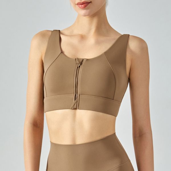 yoga fitness underwear zipper bra naked lycra front zipper bra vest shockproof high strength sports underwear women with chest pad
yoga fitness underwear zipper bra naked lycra front zipper bra vest shockproof high strength sports underwear women with chest pad