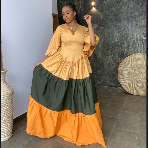 casual dresses in african women fashion color block pleated high waist robe female maxi long summer dress woman clothes 230217, Black;gray
casual dresses in african women fashion color block pleated high waist robe female maxi long summer dress woman clothes 230217, Black;gray