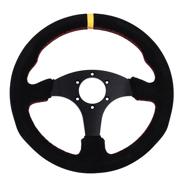 13inch 330mm racing flat steering wheel auto universal suede leather simulated racing game steering wheel
13inch 330mm racing flat steering wheel auto universal suede leather simulated racing game steering wheel