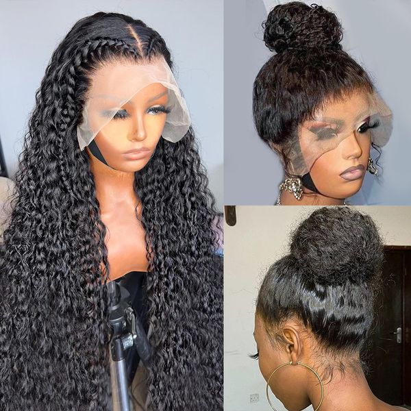 full lace wig human hair deep wave frontal wigs curly human hair wig brazilian water wave hd lace front wigs for women, Black
full lace wig human hair deep wave frontal wigs curly human hair wig brazilian water wave hd lace front wigs for women, Black