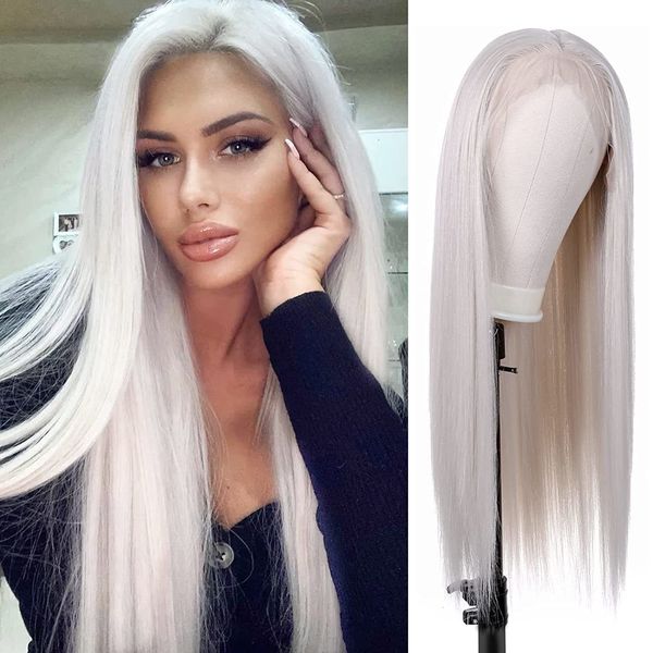 lace wigs synthetic long stright front for women white green color natural hairline heat resistant cosplay and daily party 230217, Black;brown
lace wigs synthetic long stright front for women white green color natural hairline heat resistant cosplay and daily party 230217, Black;brown