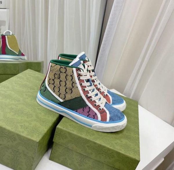 designers tennis 2023 sneaker luxurys canvas shoe washed jacquard denim shoes women men trainer ace rubber sole embroidered vintage sneakers, Black
designers tennis 2023 sneaker luxurys canvas shoe washed jacquard denim shoes women men trainer ace rubber sole embroidered vintage sneakers, Black