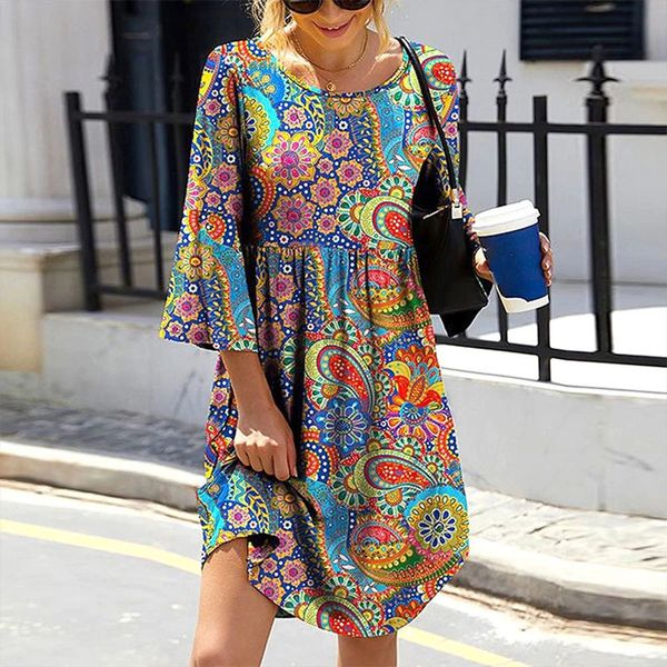 casual dresses fashion women party dress o neck long sleeve mini for elegant flower print a-line loose boho 230217, Black;gray
casual dresses fashion women party dress o neck long sleeve mini for elegant flower print a-line loose boho 230217, Black;gray