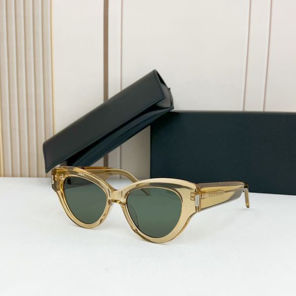 506 transparent yellow green cat eye sunglasses for women glasses shades designers sunglasses uv400 eyewear with box, White;black
506 transparent yellow green cat eye sunglasses for women glasses shades designers sunglasses uv400 eyewear with box, White;black
