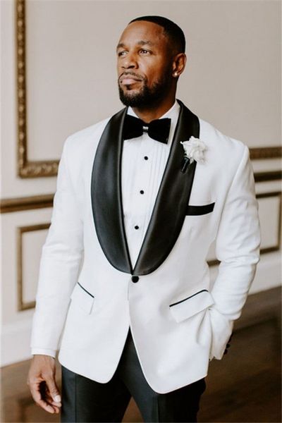 handsome white wedding tuxedos for groom 2023 satin two pieces pant and coat for wedding guest men clothes slim south african man formal eve, Black;gray
handsome white wedding tuxedos for groom 2023 satin two pieces pant and coat for wedding guest men clothes slim south african man formal eve, Black;gray