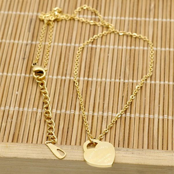 designer necklace new brand heart love necklaces titanium 18k gold plate stainless steel accessories for women jewelry gift girlfriend255f, Silver
designer necklace new brand heart love necklaces titanium 18k gold plate stainless steel accessories for women jewelry gift girlfriend255f, Silver