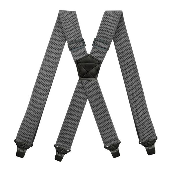 suspenders heavy duty work for men 38cm wide xback with 4 plastic gripper clasps adjustable elastic trouser pants braces strap 230217, Black;white
suspenders heavy duty work for men 38cm wide xback with 4 plastic gripper clasps adjustable elastic trouser pants braces strap 230217, Black;white