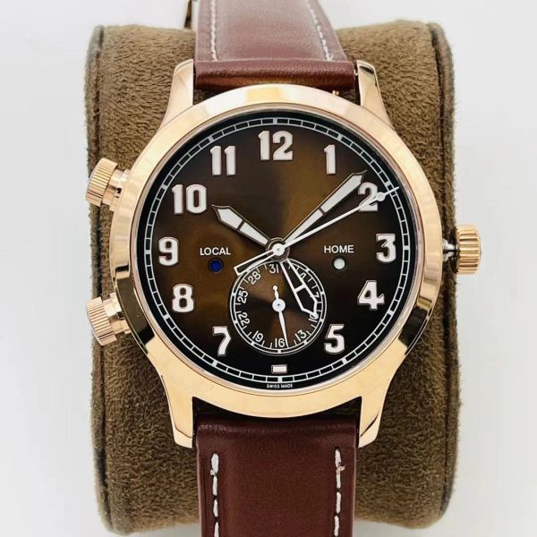 ppf factory produces watch 324sc fus movement sapphire glass mirror pin button cowhine strap 42mm, Slivery;golden
ppf factory produces watch 324sc fus movement sapphire glass mirror pin button cowhine strap 42mm, Slivery;golden
