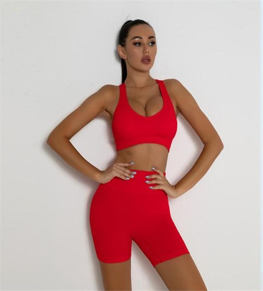women 2 piece workout outfits sports bra seamless sets for ribbed sport high waist running shorts gym yoga2307055, White;red
women 2 piece workout outfits sports bra seamless sets for ribbed sport high waist running shorts gym yoga2307055, White;red