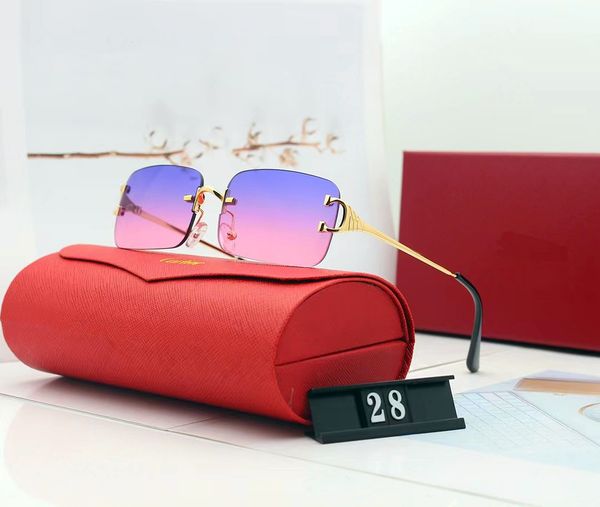 c-type rimless sunglasses luxury brand designer recommends multi-color sunglasses with resin lenses for both men and women, Black
c-type rimless sunglasses luxury brand designer recommends multi-color sunglasses with resin lenses for both men and women, Black