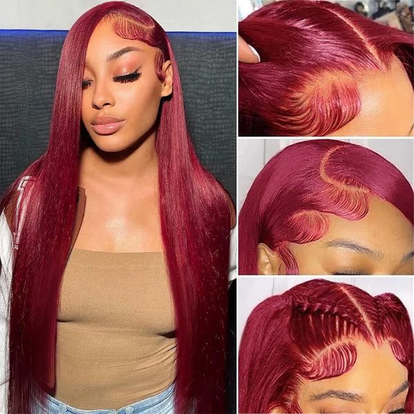 synthetic wigs 220 density 30 inch 99j burgundy lace front 13x4 straight hd al human hair preplucked for women 230217, Black
synthetic wigs 220 density 30 inch 99j burgundy lace front 13x4 straight hd al human hair preplucked for women 230217, Black