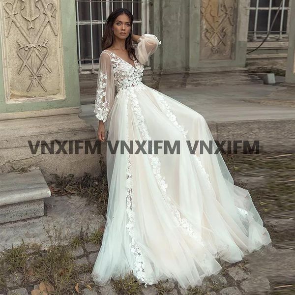 party dresses graceful tulle flowers wedding dress ivory full sleeves sweep train appliques 230217, White;black
party dresses graceful tulle flowers wedding dress ivory full sleeves sweep train appliques 230217, White;black