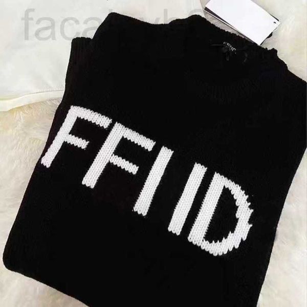 women's sweaters designer 22ss embroidered letter long sleeve bottoming sweater loose cashmere women's luxury top, White;black
women's sweaters designer 22ss embroidered letter long sleeve bottoming sweater loose cashmere women's luxury top, White;black