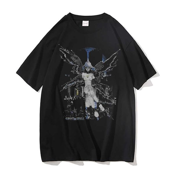 men's t-shirts anime ghost in the shell graphic tshirt man women black streetwear men hip hop tee shirt cartoon manga kusanagi motoko t, White;black
men's t-shirts anime ghost in the shell graphic tshirt man women black streetwear men hip hop tee shirt cartoon manga kusanagi motoko t, White;black