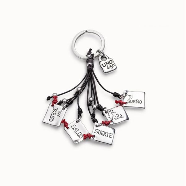 luxury jewelry good luck healthy love key ring chain uno de 50 plated jewellery fits european style, Slivery;golden
luxury jewelry good luck healthy love key ring chain uno de 50 plated jewellery fits european style, Slivery;golden