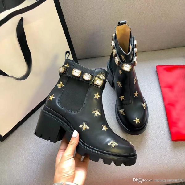 boots short boots 100% cowhide belt buckle metal women shoes classic thick heels leather designer shoe high heeled fashion diamond lady boot, Black
boots short boots 100% cowhide belt buckle metal women shoes classic thick heels leather designer shoe high heeled fashion diamond lady boot, Black