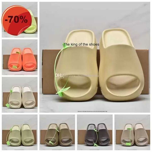 2023 slippers sandals women slides desert sand glow green bone earth brown enflame orange slipper pure soot onyx men designer eva, Black
2023 slippers sandals women slides desert sand glow green bone earth brown enflame orange slipper pure soot onyx men designer eva, Black