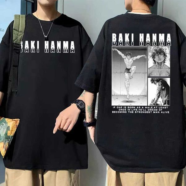 men's t-shirts anime baki the grappler tshirt short sleeve mens casual gym oversized t shirt men women hanma yujiro graphic printed tsh, White;black
men's t-shirts anime baki the grappler tshirt short sleeve mens casual gym oversized t shirt men women hanma yujiro graphic printed tsh, White;black