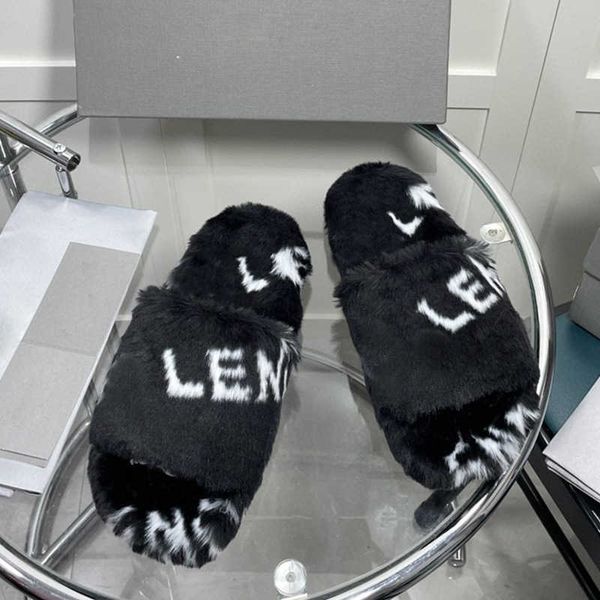 shoes family b wool letter (women's new autumn and winter 2023) wear paris mink thick bottom one word slippers, Black
shoes family b wool letter (women's new autumn and winter 2023) wear paris mink thick bottom one word slippers, Black
