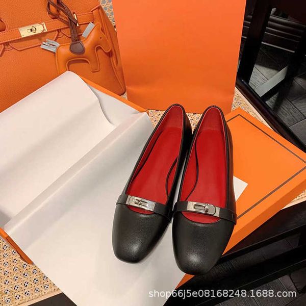 shoes h family button flat shoes women's 2023 spring new leather square head shallow mouth ballet shoes versatile low heel shoes, Black
shoes h family button flat shoes women's 2023 spring new leather square head shallow mouth ballet shoes versatile low heel shoes, Black