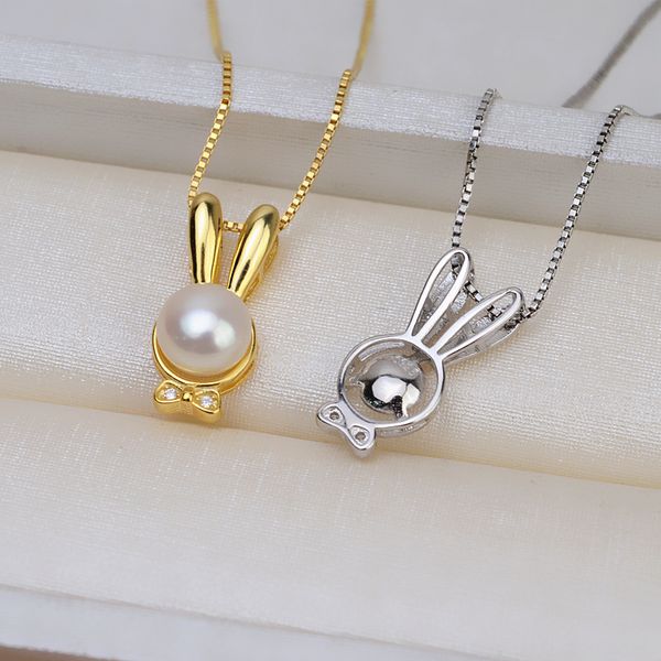 s925 silver setting zodiac rabbit pendant female necklace animal pendant mounts fetal hair diy pearl jewelry accessories ps3mdz094, Slivery;crystal
s925 silver setting zodiac rabbit pendant female necklace animal pendant mounts fetal hair diy pearl jewelry accessories ps3mdz094, Slivery;crystal