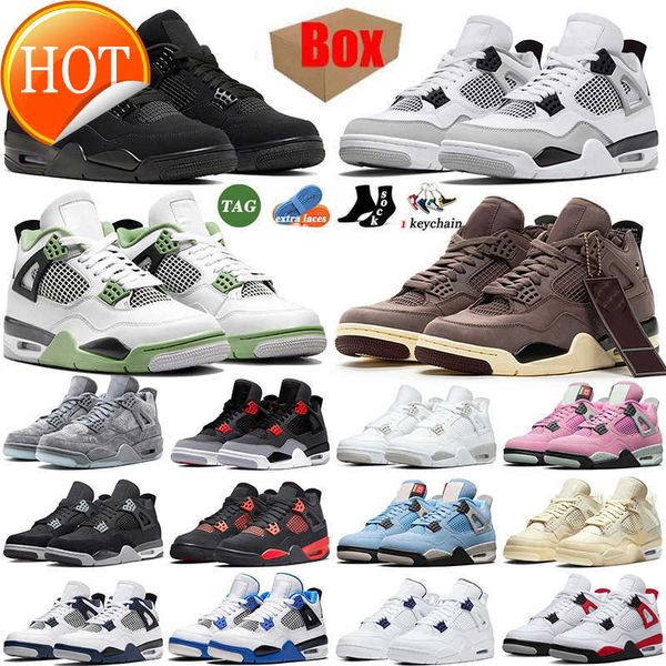 with box with box 4s basketball shoes women men jordens 4 seafoam military black cat offs white oreo fire red thunder sail university blue
with box with box 4s basketball shoes women men jordens 4 seafoam military black cat offs white oreo fire red thunder sail university blue