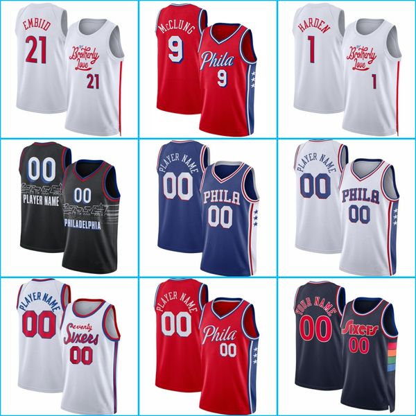 james harden joel embiid mac mcclung custom basketball jerseys tyrese maxey pj tucker tobias harris philadelphia''76ers'', Black;red
james harden joel embiid mac mcclung custom basketball jerseys tyrese maxey pj tucker tobias harris philadelphia''76ers'', Black;red