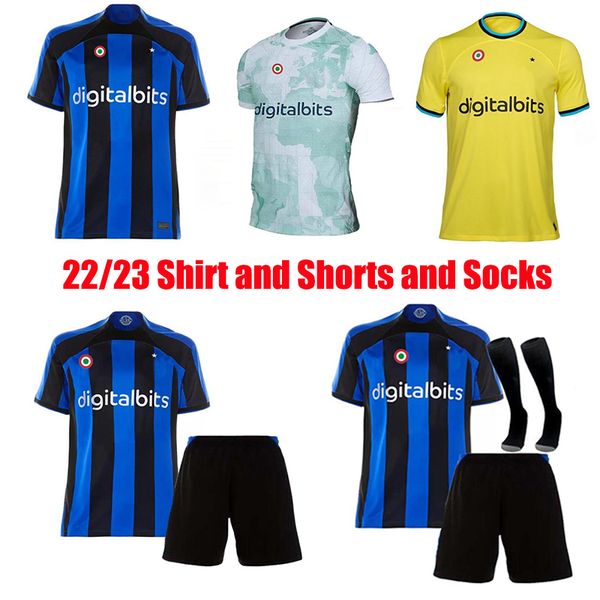 22 23 soccer jerseys 22 23 inter barella vidal lautaro eriksen alexis dzeko correa football shirt 2022 2023 milan home away third men kit me, Black;yellow
22 23 soccer jerseys 22 23 inter barella vidal lautaro eriksen alexis dzeko correa football shirt 2022 2023 milan home away third men kit me, Black;yellow