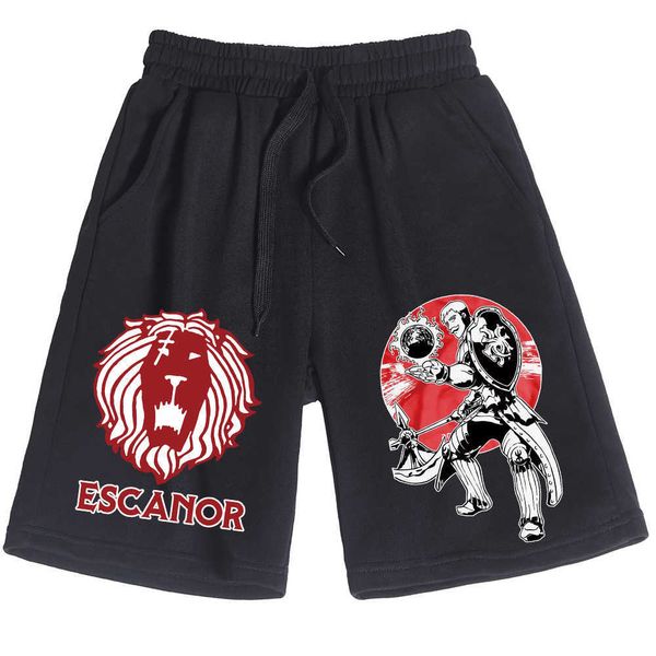 men's shorts anime the seven deadly sins escano print shorts man woman casual loose beach cotton short pants j230219, White;black
men's shorts anime the seven deadly sins escano print shorts man woman casual loose beach cotton short pants j230219, White;black