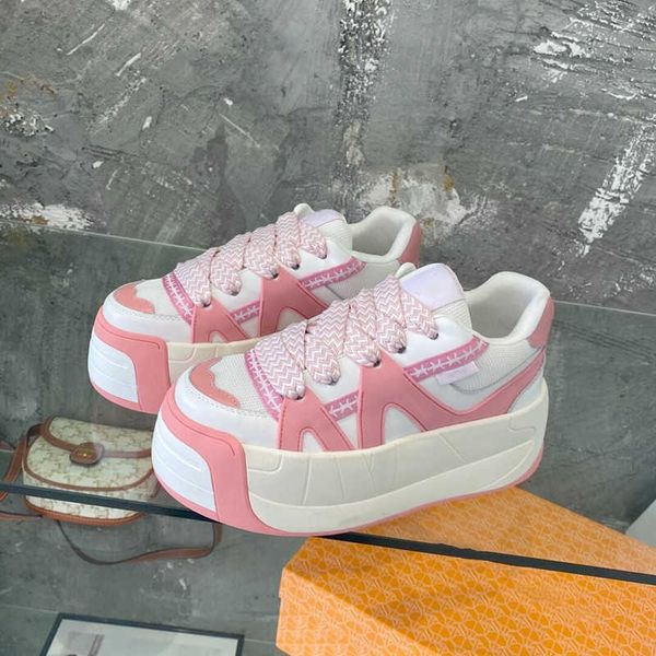 shoes autumn 2023 new lace up thick soled sponge cake women's shoes leather small white shoes men's board shoes color matching cou, Black
shoes autumn 2023 new lace up thick soled sponge cake women's shoes leather small white shoes men's board shoes color matching cou, Black