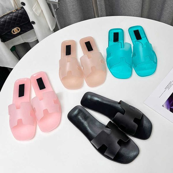 shoes jieyang plastic slippers fashion crystal transparent jelly shoes flat beach word sandals, Black
shoes jieyang plastic slippers fashion crystal transparent jelly shoes flat beach word sandals, Black