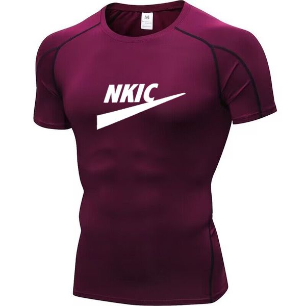 men compression running t shirt fitness tight sport tshirt training jogging shirts gym sportswear quick dry brand logo print, White;black
men compression running t shirt fitness tight sport tshirt training jogging shirts gym sportswear quick dry brand logo print, White;black